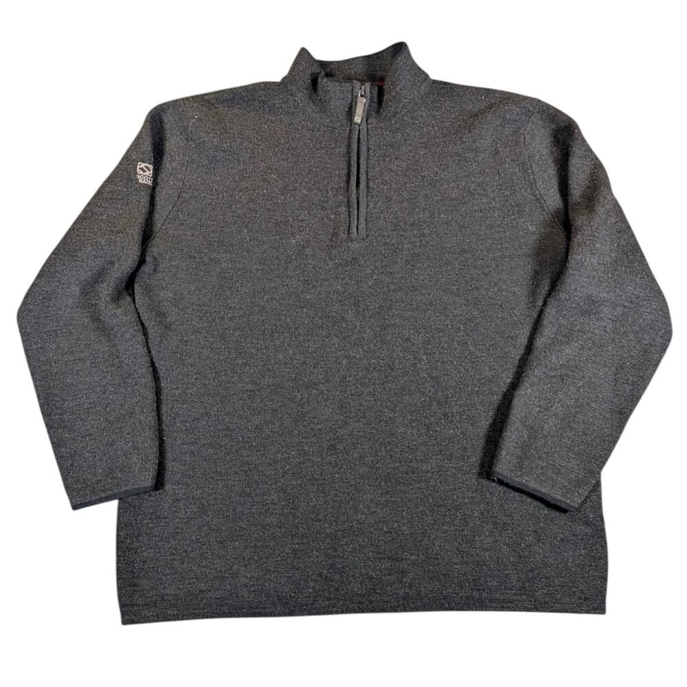 Scott Base Merino Wool 1/4 Zip Sweater XL Outdoor Pullover